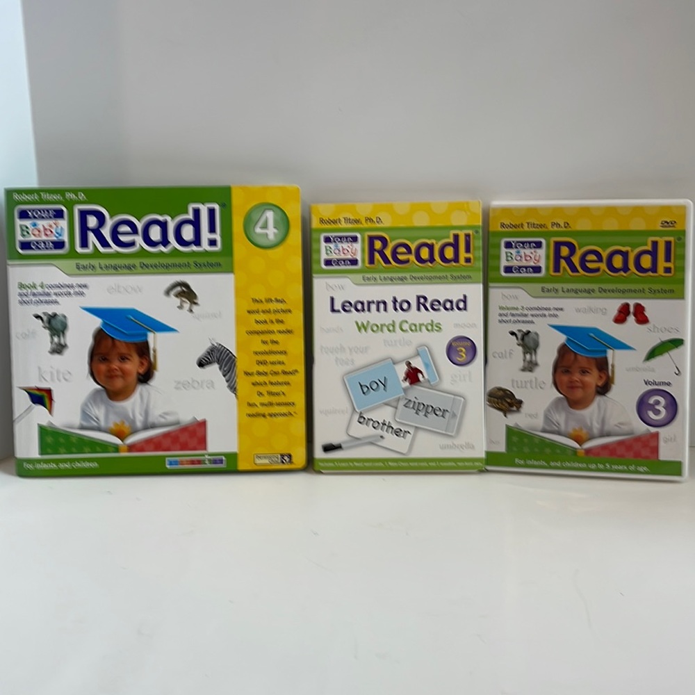Your Baby Can Read Early Language Development Volume 4, DVD Video and Word Cards